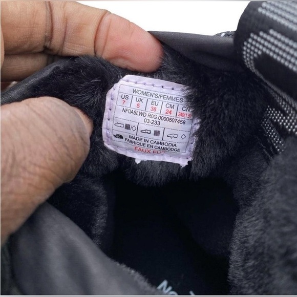The North Face Thermoball Women's Black Winter Boots Size 7 NWOT No Box - Picture 9 of 12